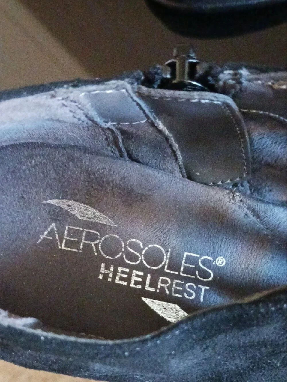NWOT- Aerosoles Black Suede Cutout Pumps